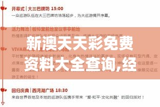 新澳天天彩免费资料大全查询,经典解释定义_CT4.484