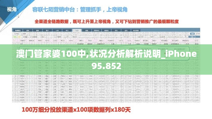 澳门管家婆100中,状况分析解析说明_iPhone95.852