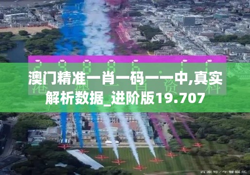 澳门精准一肖一码一一中,真实解析数据_进阶版19.707