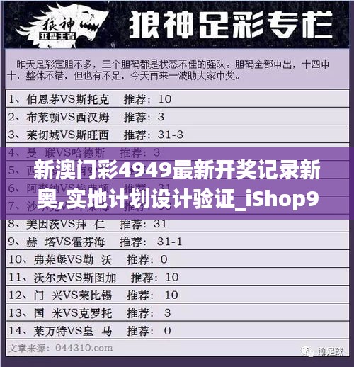 新澳门彩4949最新开奖记录新奥,实地计划设计验证_iShop9.387