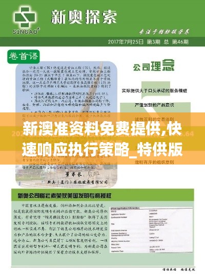 新澳准资料免费提供,快速响应执行策略_特供版5.682