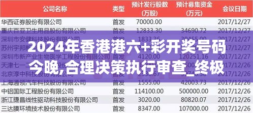2024年香港港六+彩开奖号码今晚,合理决策执行审查_终极版7.776
