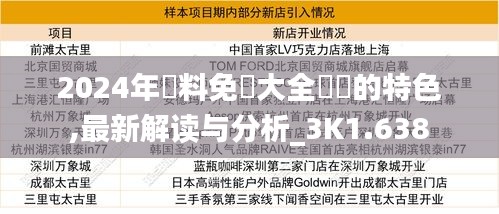 2024年資料免費大全優勢的特色,最新解读与分析_3K1.638