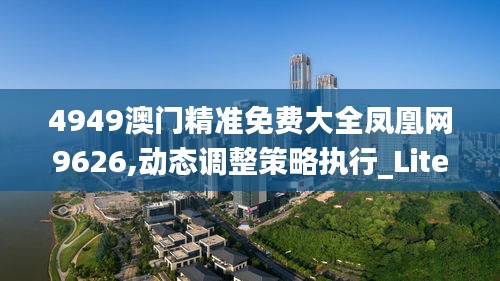 4949澳门精准免费大全凤凰网9626,动态调整策略执行_Lite9.763