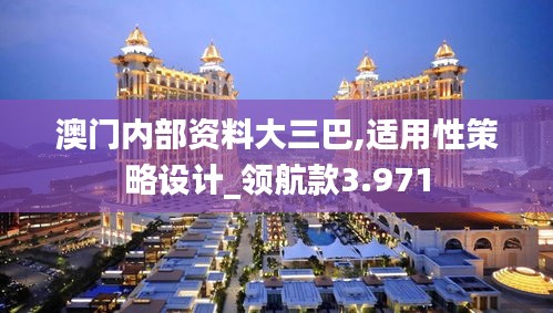 澳门内部资料大三巴,适用性策略设计_领航款3.971