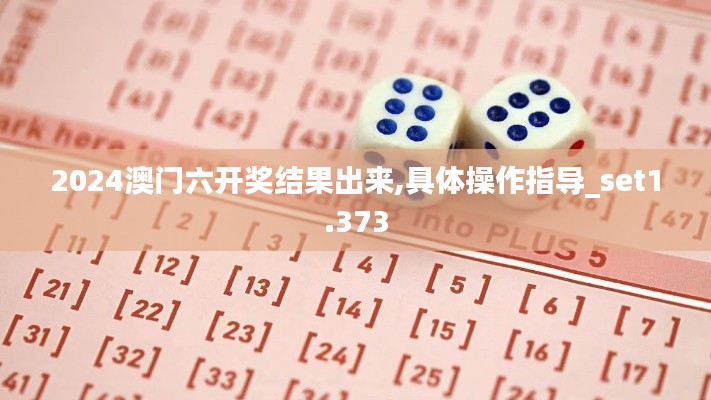2024澳门六开奖结果出来,具体操作指导_set1.373