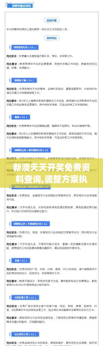 新澳天天开奖免费资料查询,调整方案执行细节_set7.256