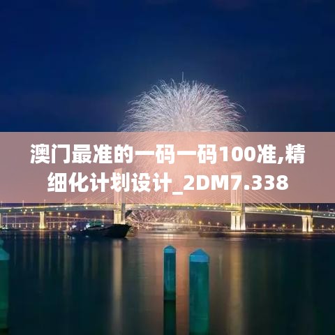 澳门最准的一码一码100准,精细化计划设计_2DM7.338