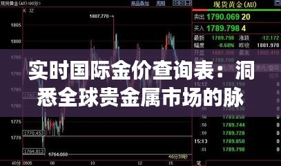 实时国际金价查询表：洞悉全球贵金属市场的脉搏