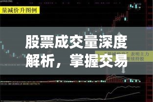 股票成交量深度解析，掌握交易策略的关键技巧